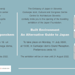 “Grajeno okolje: Alternativni vodnik po Japonskem”, potujoča razstava Japonske fundacije