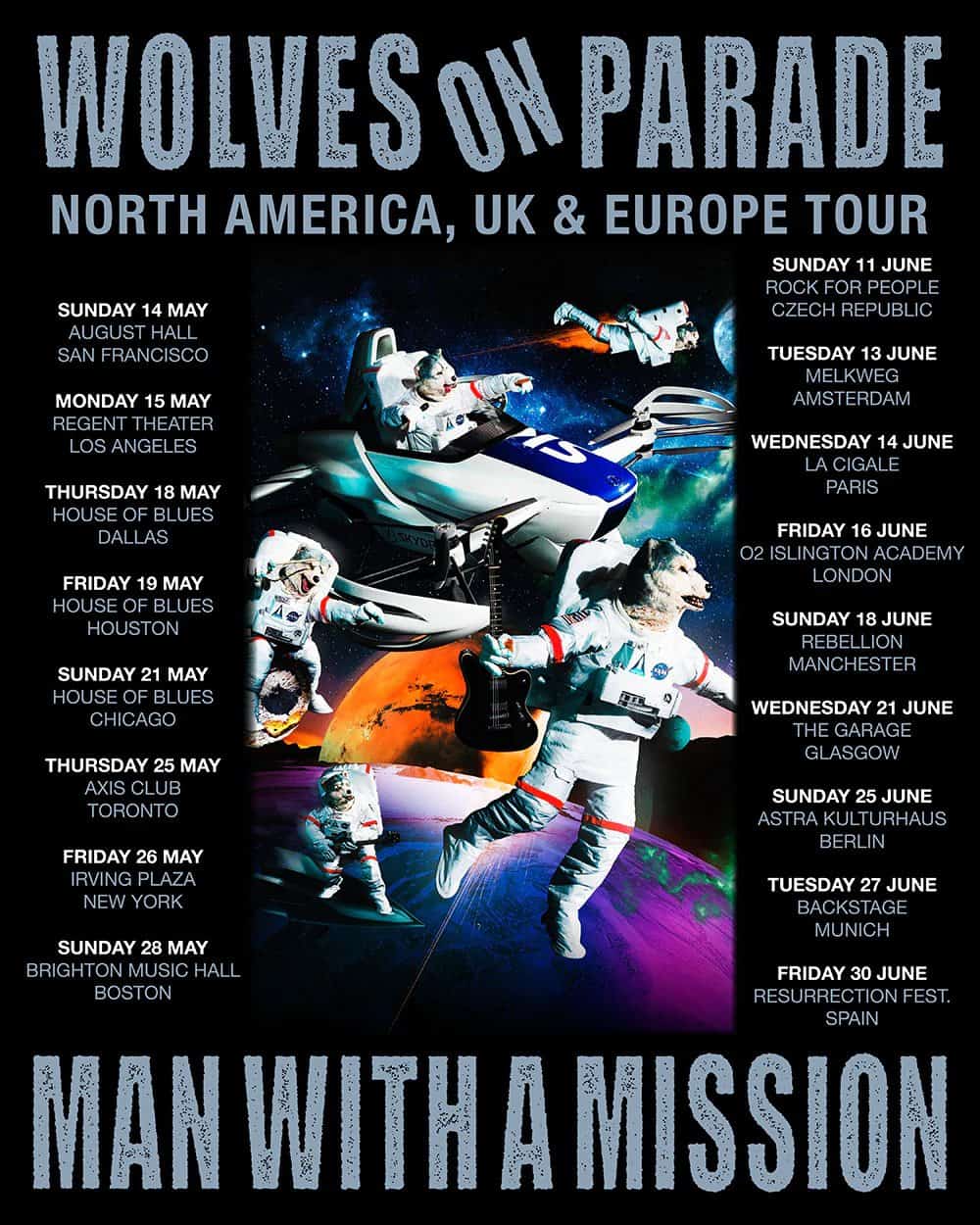 Man With A Mission Eu Tour 2023